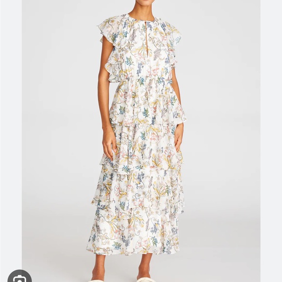 Landon Ruffle Dress - Picture 1 of 3